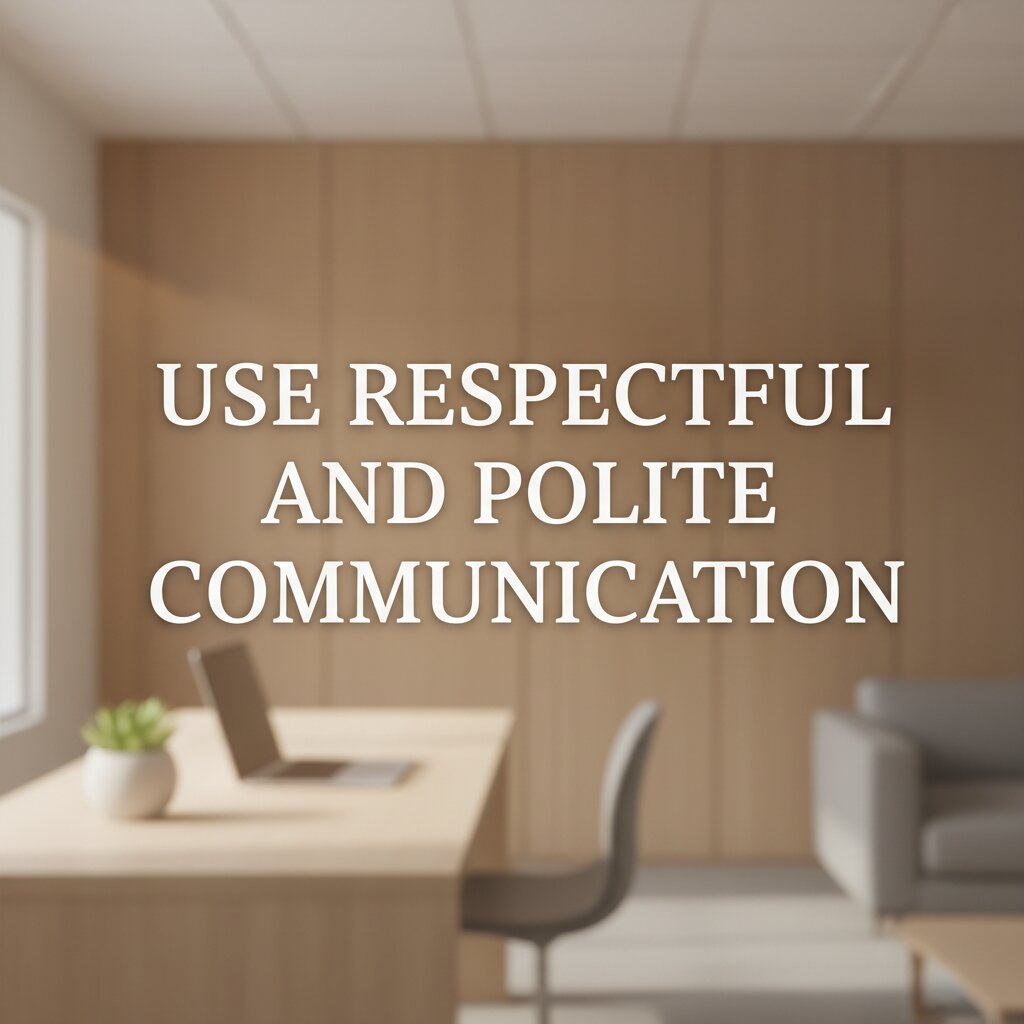 Respectful and Polite Communication 
