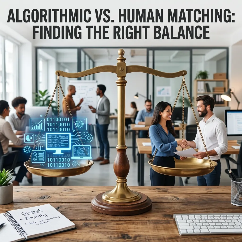 Algorithmic vs. Human Matching 