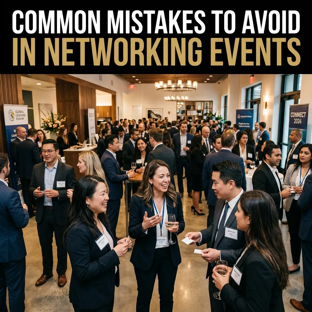Common Mistakes to Avoid in Networking Events 