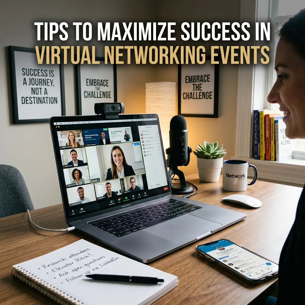 Tips to Success in Virtual Networking 